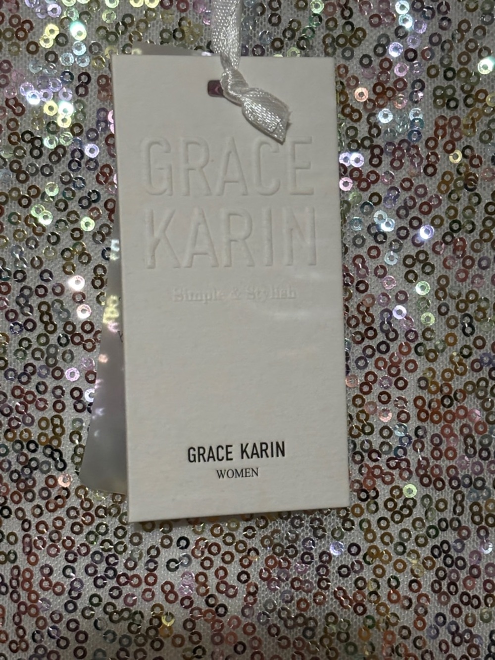 Grace Karin Sleeveless Sequin Tank Top - Picture 8 of 9